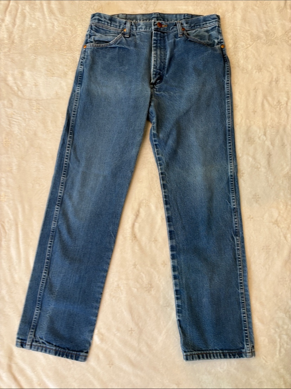 Vintage Wrangler 13MWZ Cowboy Cut Jeans 34X32 Made In Mexico